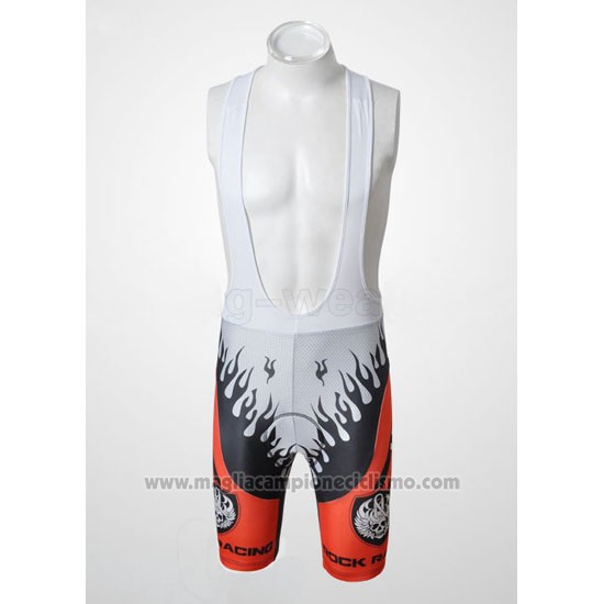 2010 Abbigliamento Ciclismo Rock Racing Rosso e Azzurro Manica Corta e Salopette